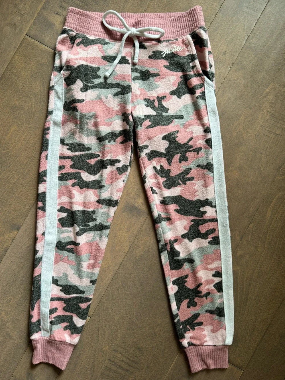 Justice Girl’s Pink Camo Soft & Cozy Joggers-Size 6